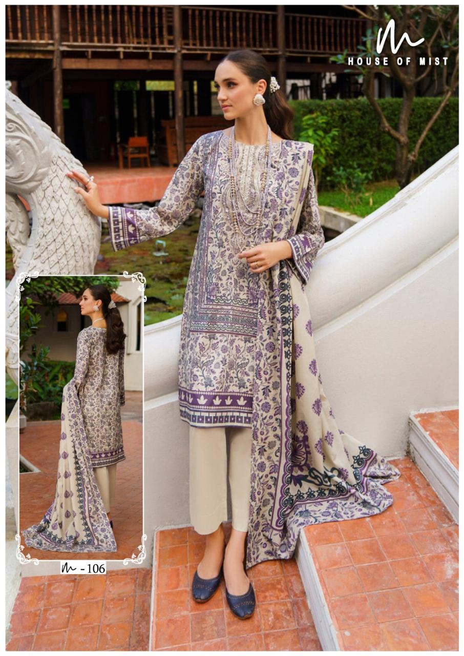 Ghazal Vol 11 By House Of Mist Printed Cotton Dress Material Surat Wholesale Market